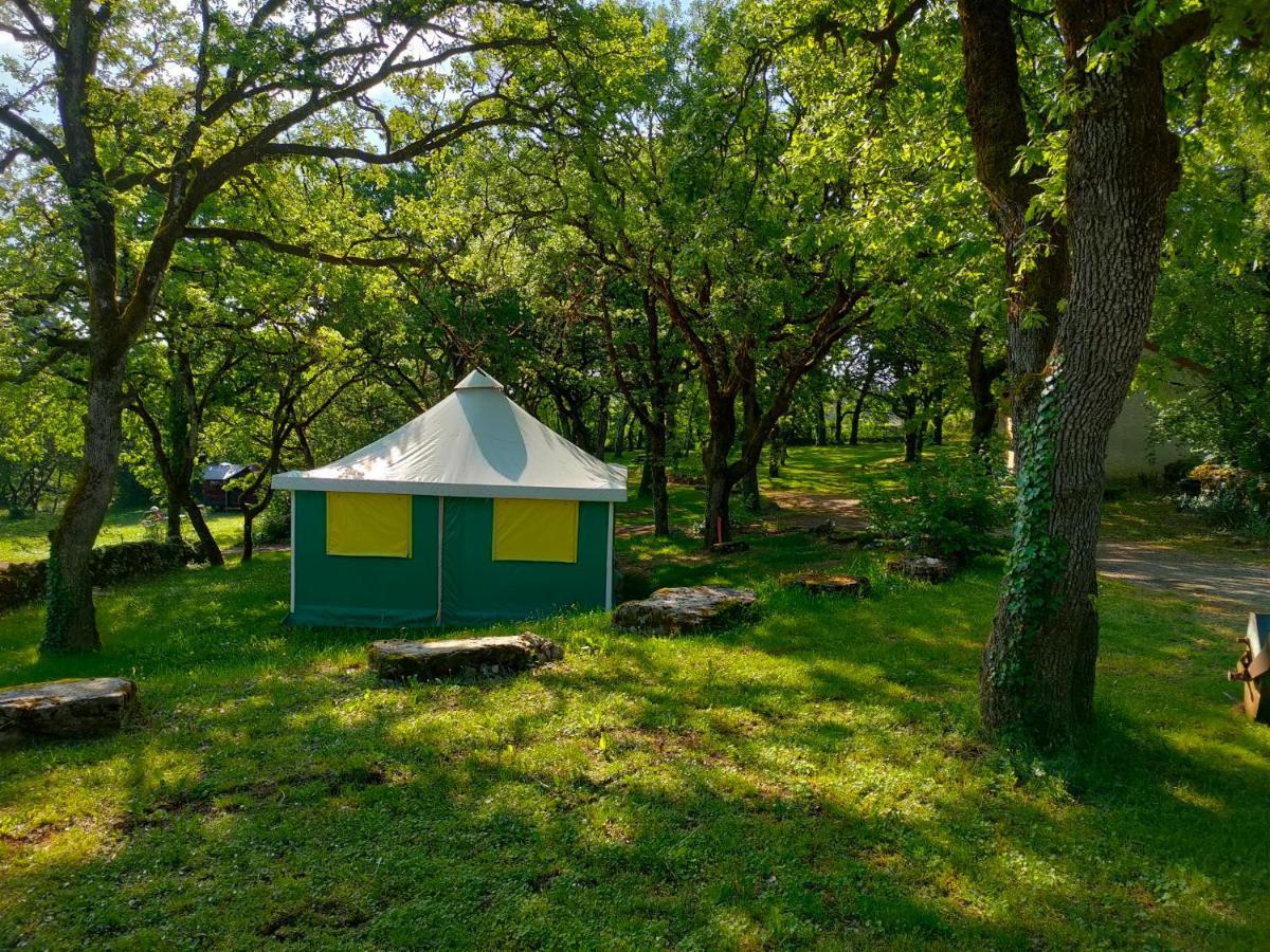 Camping Le Bel Air Mobil Home Le Cornouiller 4 Personnes Limogne-en-Quercy Esterno foto